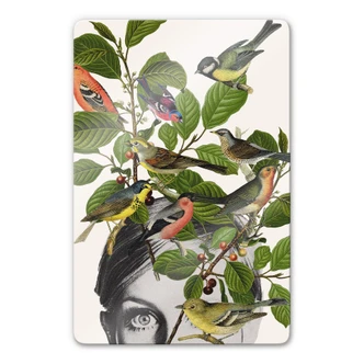 Glasbild Frida Floral Studio - Twiggy Eye 