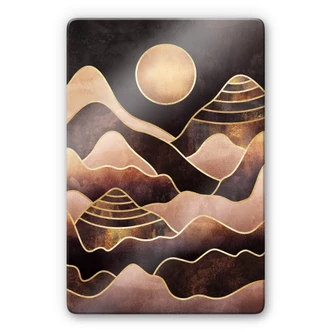 Tableau en verre Fredriksson - Coucher du soleil Tableau en verre Fredriksson - Coucher du soleil