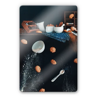 Glass Print Belenko - Cookies from the top Glass Print Belenko - Cookies from the top