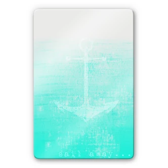 Tableau en verre - Sail away 
