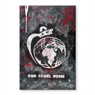 Tableau en verre - Buttafly - Our Cruel World  