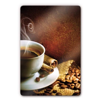 Glasbild Coffee 1 