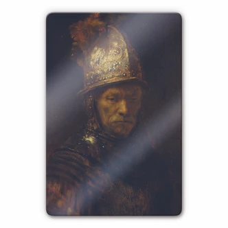 Tableau en verre - Rembrandt - L'Homme au casque dor Tableau en verre - Rembrandt - L'Homme au casque dor