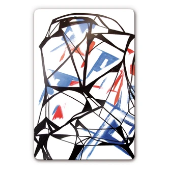 Glasbild Geomet 