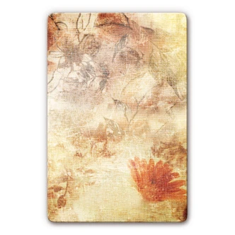 Glasschilderijen Vintage Bloei Abstract 