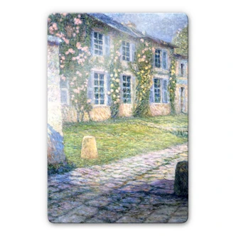 Tableau en verre - Le Sidaner - La maison Rose à Versailles 