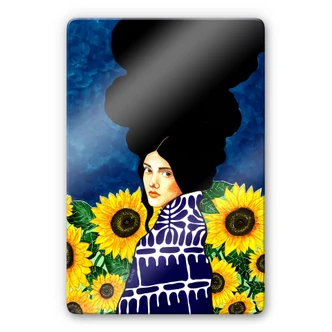 Glasbild Hülya - Der Verstand 