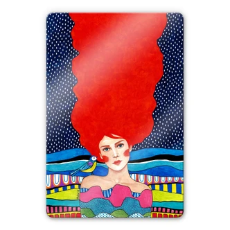 Tableau en verre Hülya - L'ami des animaux 