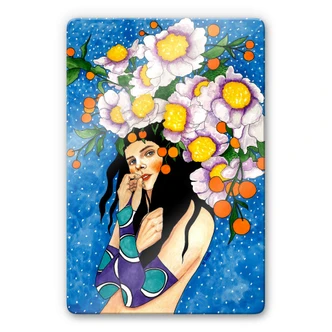 Tableau en verre Hülya - Amour et intimité 