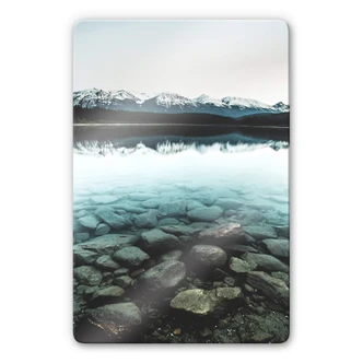 Glasbild Idylle 