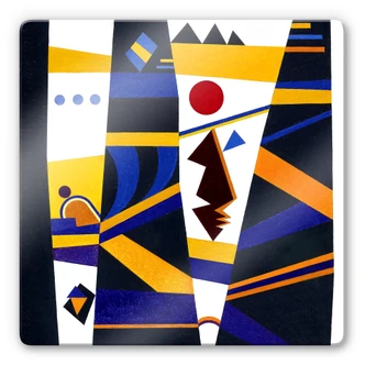 Glass Print Kandinsky – Commitment 