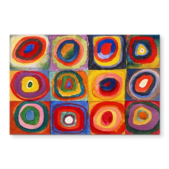 Glass Print Kandinsky – Colour Study 