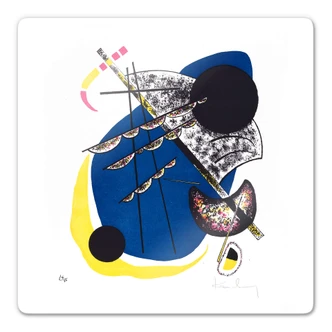 Glass Print Kandinsky – Small World 2 