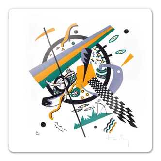 Glass Print Kandinsky – Small World 4 