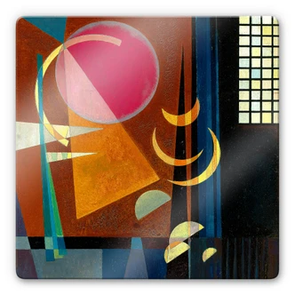 Glass print Kandinsky – Colourful Calmness 