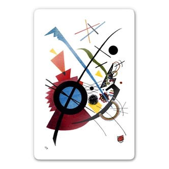 Glass Print Kandinsky – Violet 