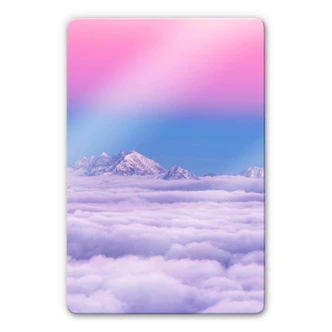 Glasbillede - Krivec - Pink in the sky 