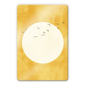 Tableau en verre Kubistika - Sunshine 