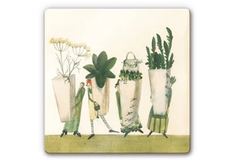 Glasbild Leffler - Kräutersamen 