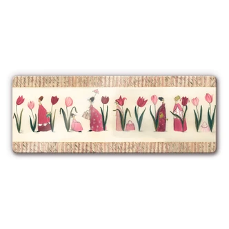 Glasbild Leffler - Tulpen 