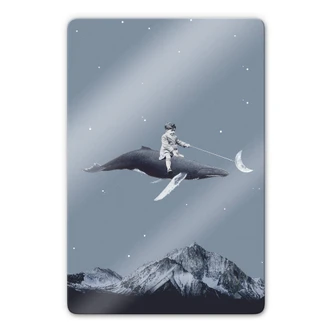 Glass Print Léon - Aim for the Moon 