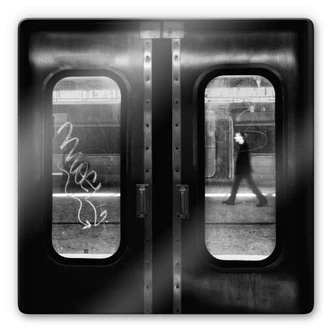 Glasbild Mexia - Anonymität 