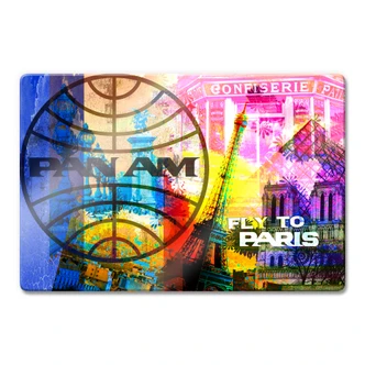 Glass Print Pan Am – Paris 