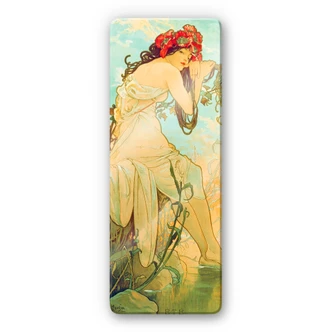 Glasschilderijen Alfons Mucha - Zomer 