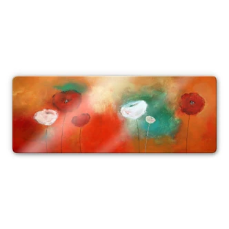 Tableau en verre - Melz - Fleuraison 