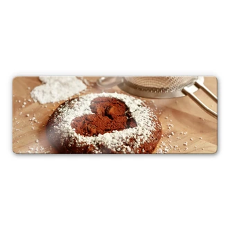 Glasbild Backen ist Liebe - Panorama 