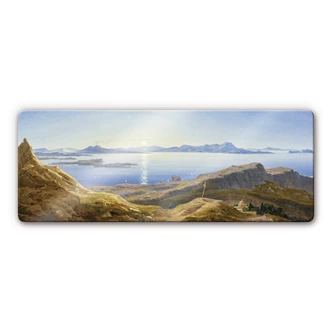 Tableau en verre - Ahlborn - Paysage du golfe de Naples Tableau en verre - Ahlborn - Paysage du golfe de Naples