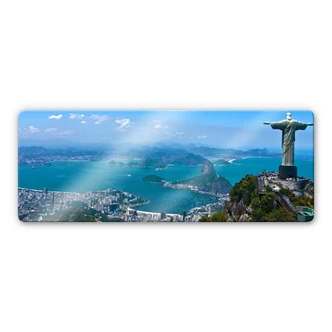 Rio de Janeiro - Panorama Glass art - panorama 