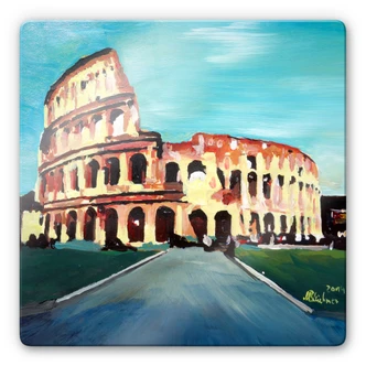 Tableau en verre - Bleichner - Colloseum 