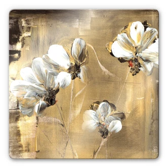 Glasschilderijen Katarina Niksic - Poesie l'Amour- vierkant 