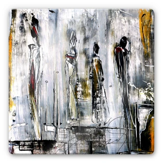 Tableau en verre - Niksic - Étapes du succès - carré 