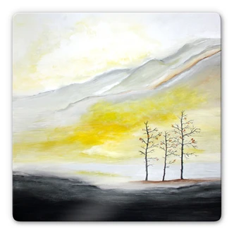 Tableau en verre - Melz - carré 