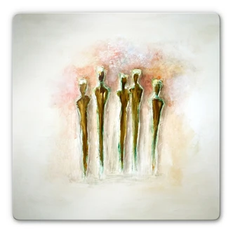 Tableau en verre - Melz - carré 