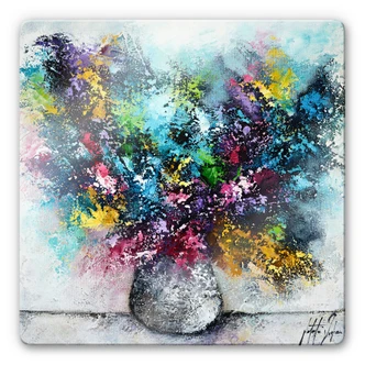Glasbild Fedrau - Lass Blumen sprechen 01 