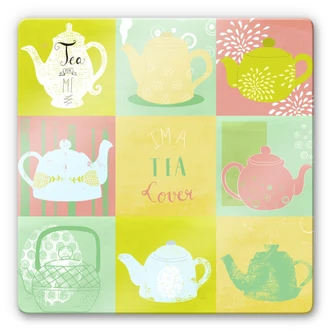 Glasbild Loske - Tea Time 