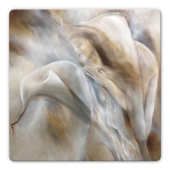 Glasbild Schmucker - Hingabe 