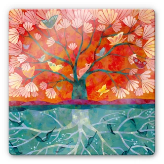 Glasbild Blanz - Baum des Lebens 