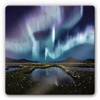 Glasbild Northern Light 