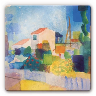 Tableau en verre - Macke - La maison claire 