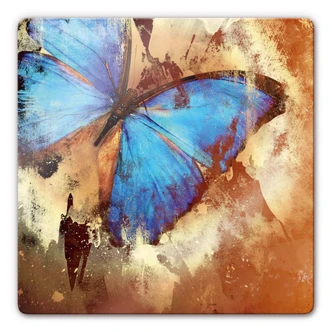 Butterfly Ice Glass art Butterfly Ice Glass art