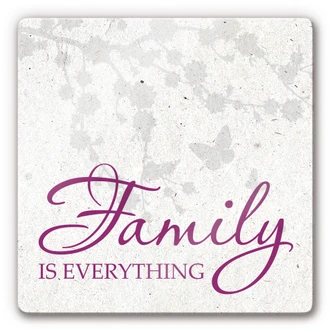 Glasbillede - Family is everything 