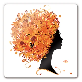 Glasschilderijen Herfsthaar 