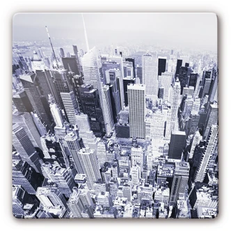 Tableau en verre - Manhattan vue aérienne Tableau en verre - Manhattan vue aérienne