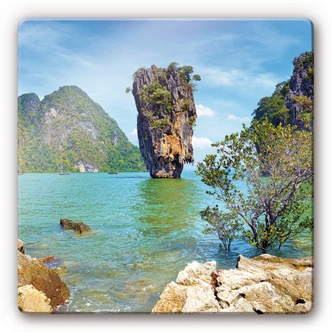 Glasbild Khao Ta-Pu Island - quadratisch 