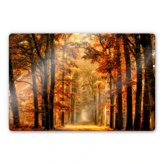 Glasschilderij van de Goor - Herfst 