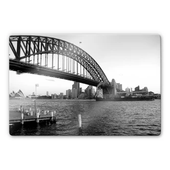 Glasbild Sydney Harbour Bridge 